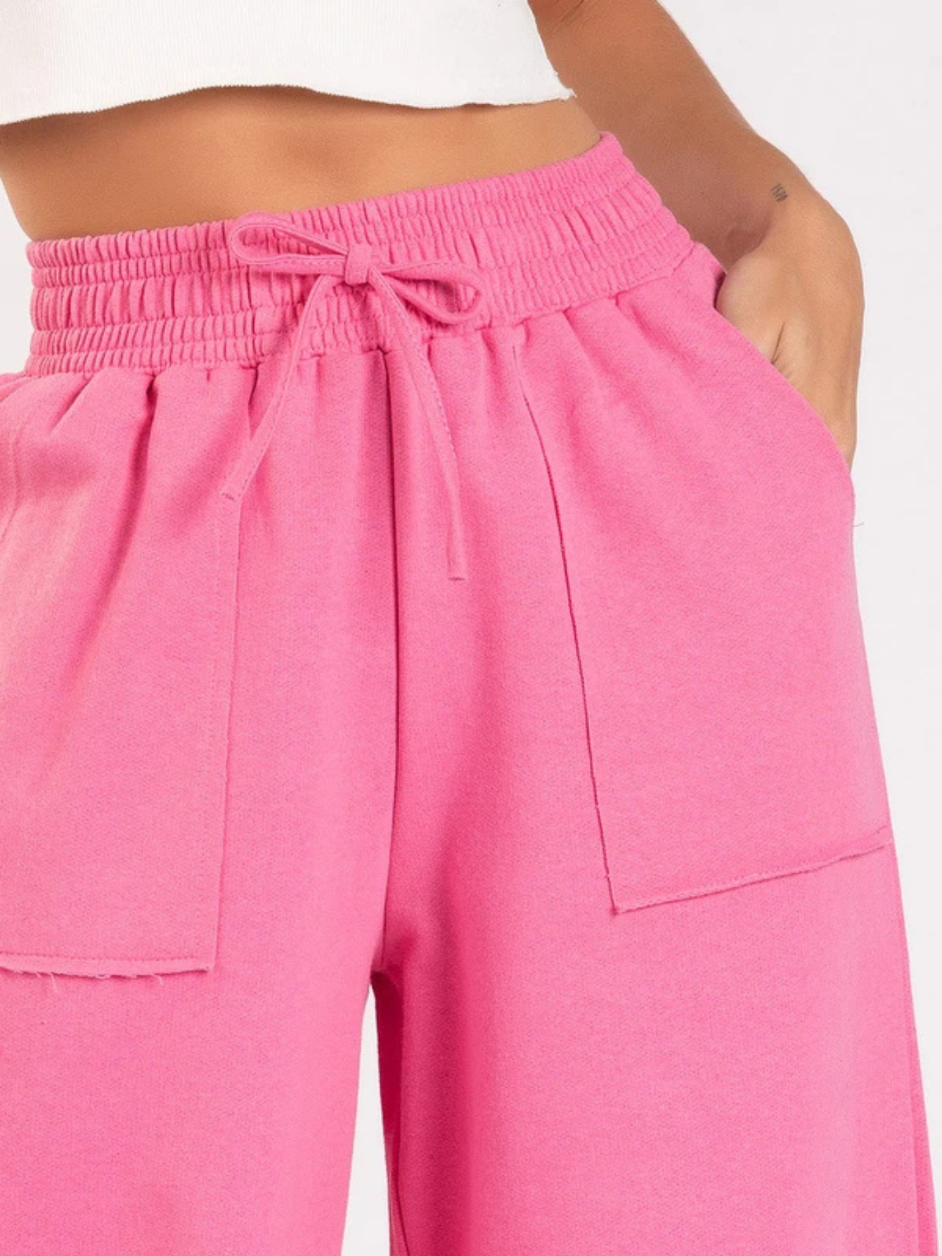 Calça Pantalona Moletinho