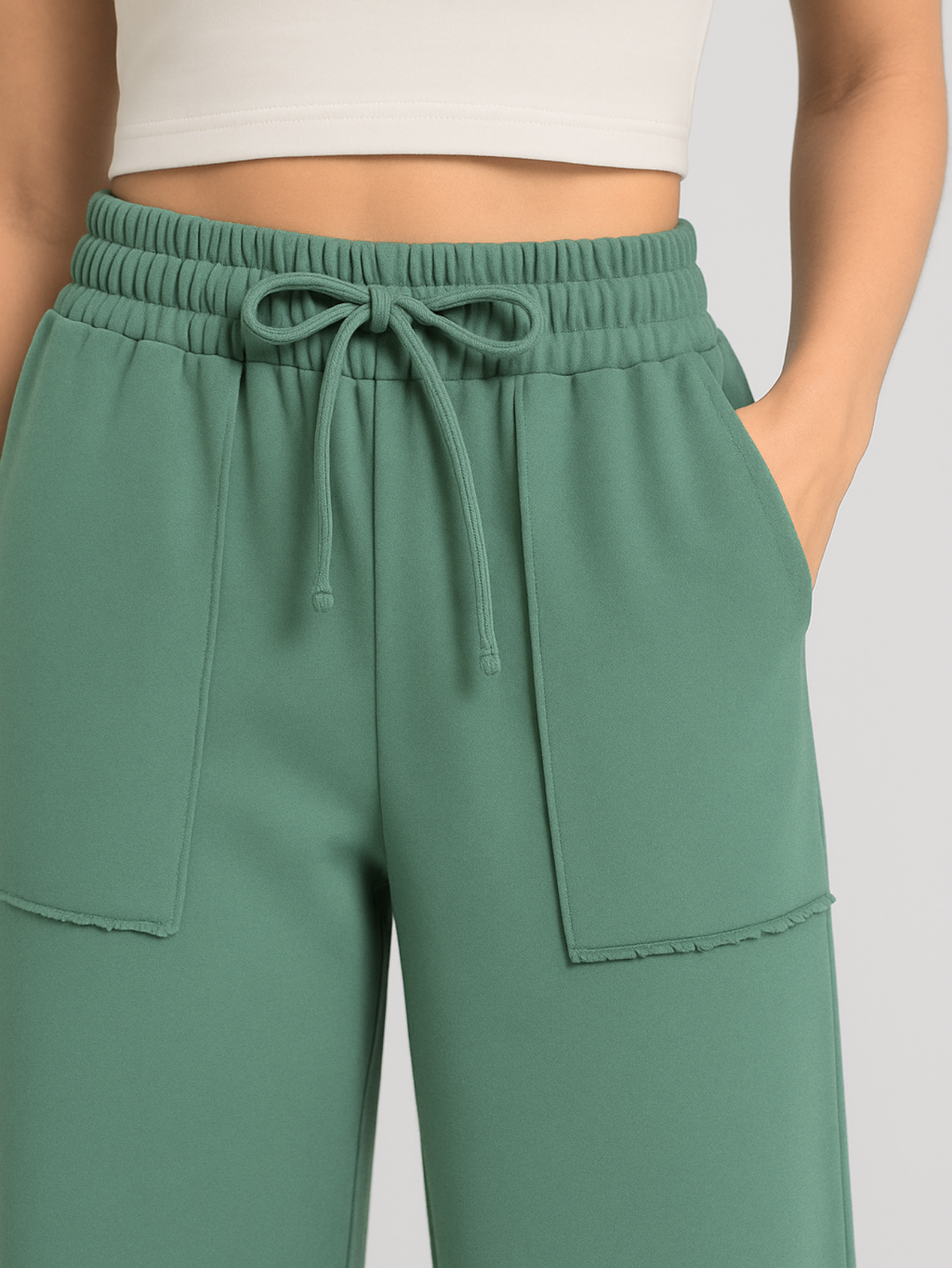 Calça Pantalona Moletinho