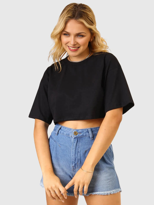 Cropped Oversized