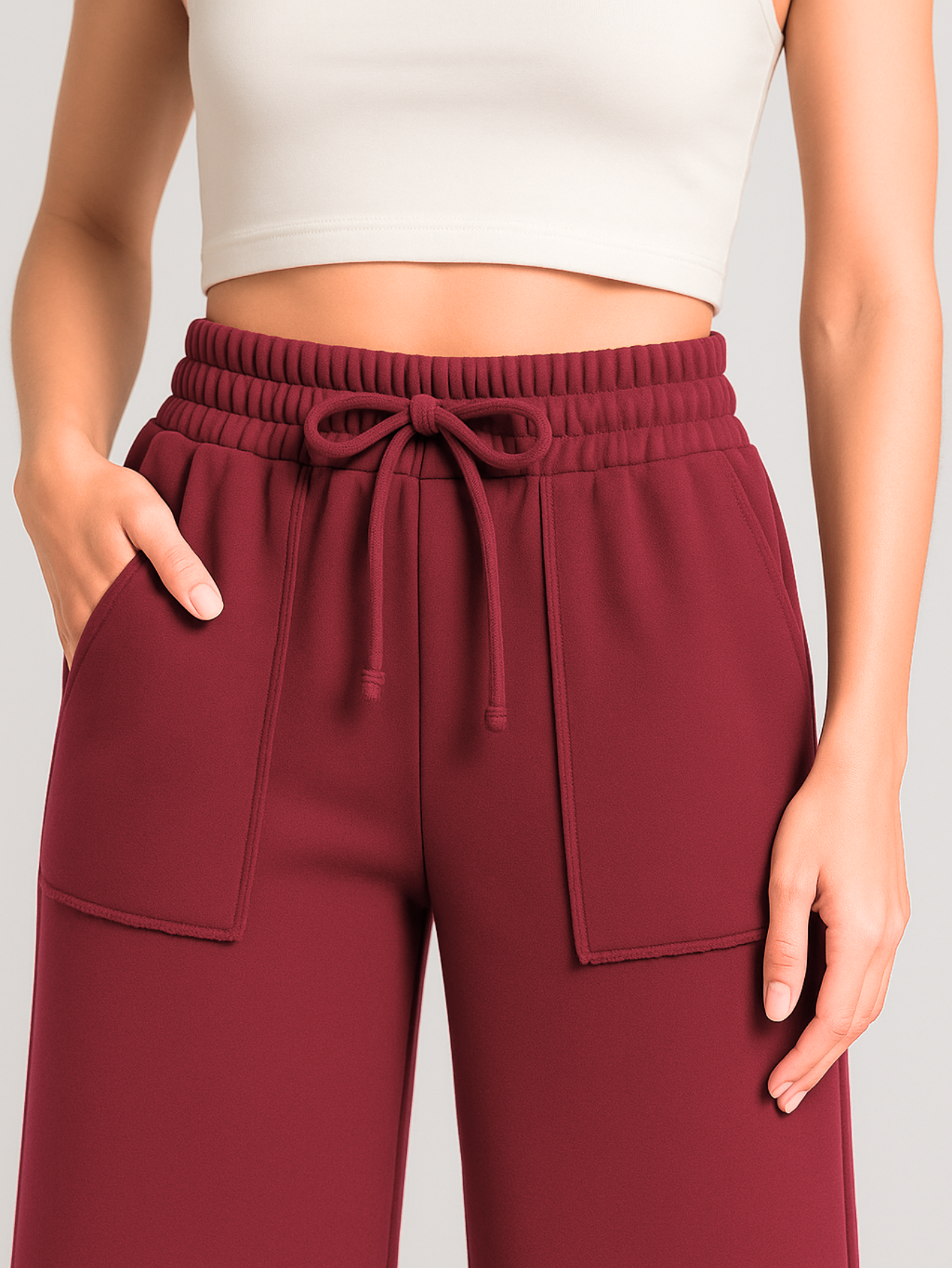 Calça Pantalona Moletinho