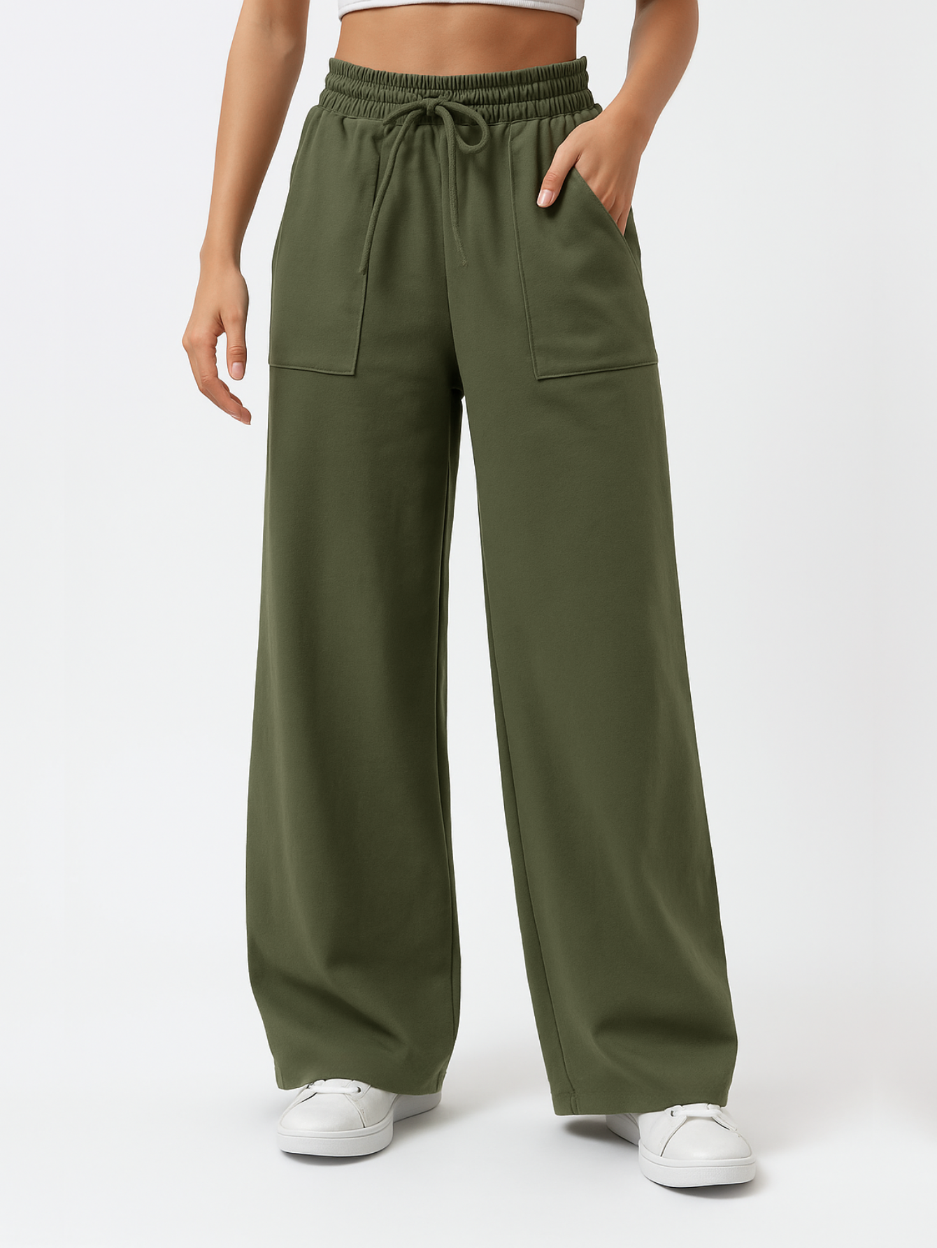 Calça Pantalona Moletinho