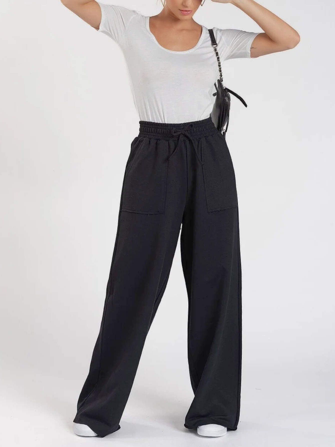 Calça Pantalona Moletinho