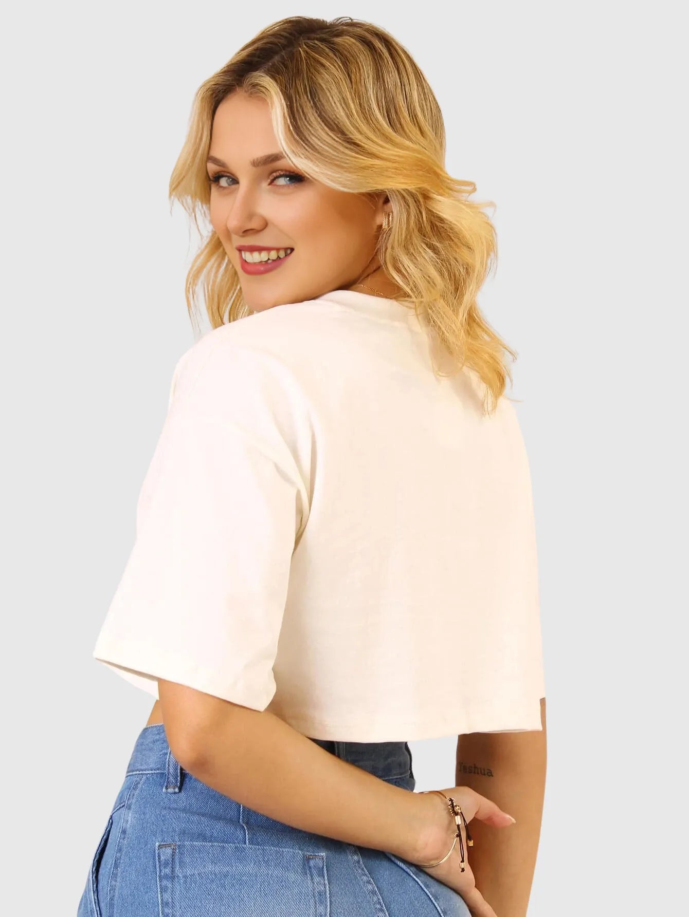 Cropped Oversized