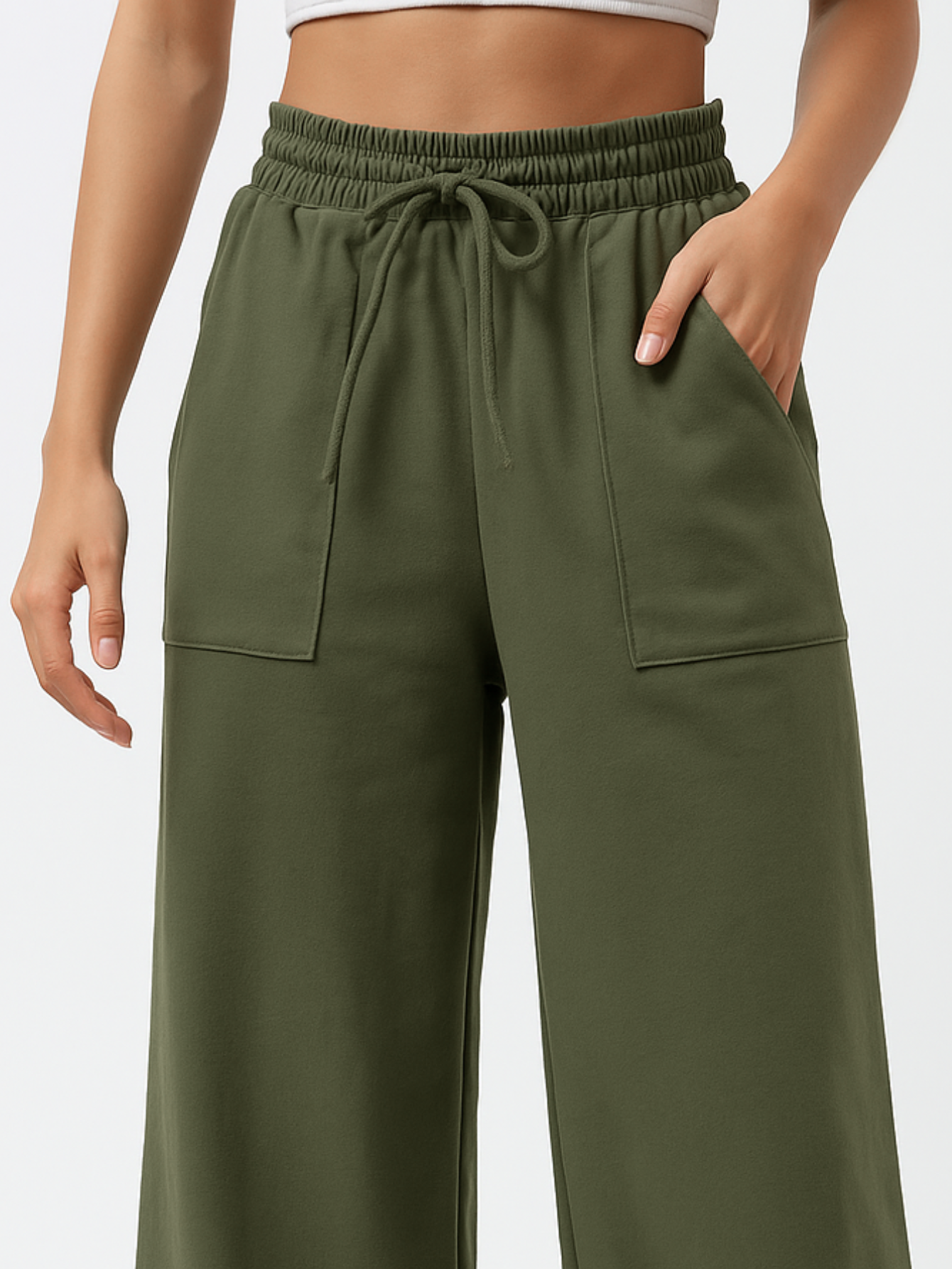 Calça Pantalona Moletinho