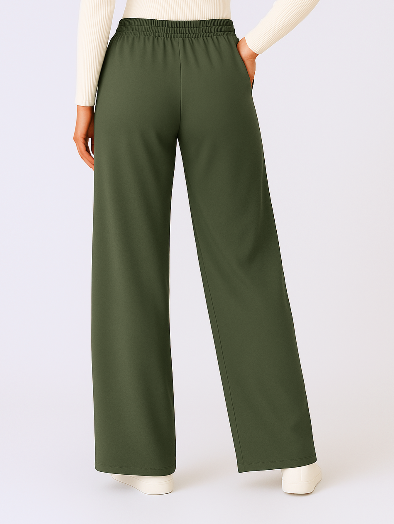 Calça Pantalona Moletinho