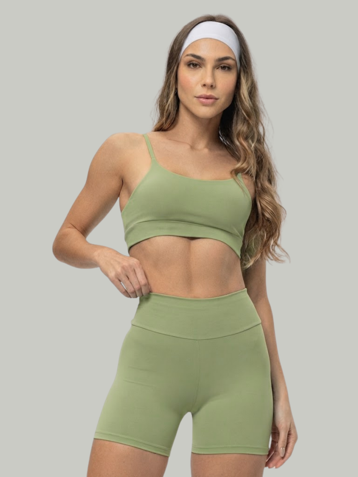 Top Fitness Alça Poliamida