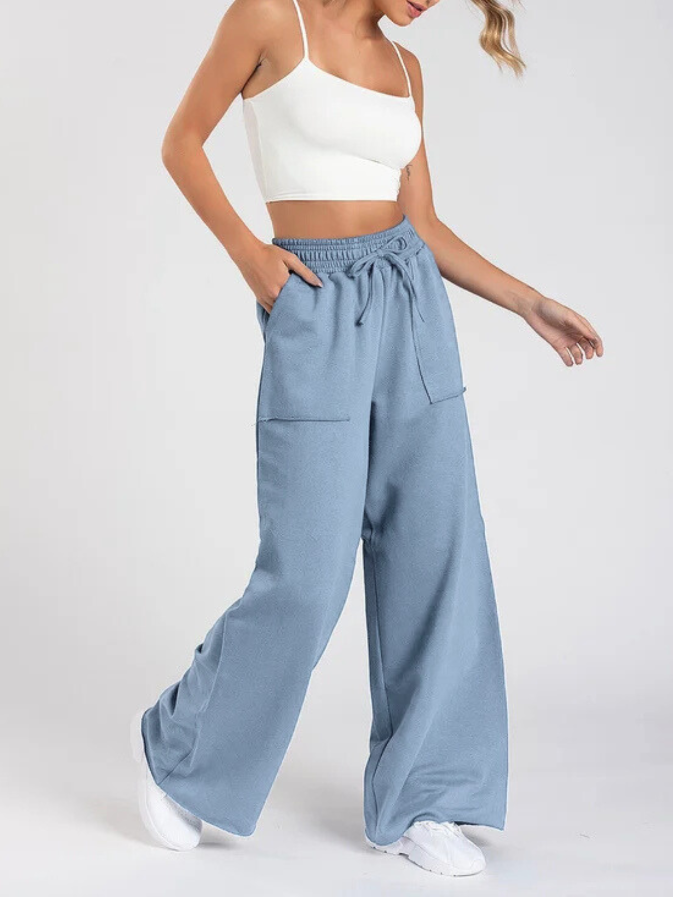 Calça Pantalona Moletinho