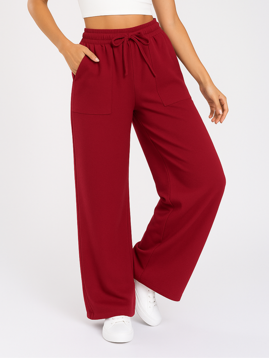 Calça Pantalona Moletinho