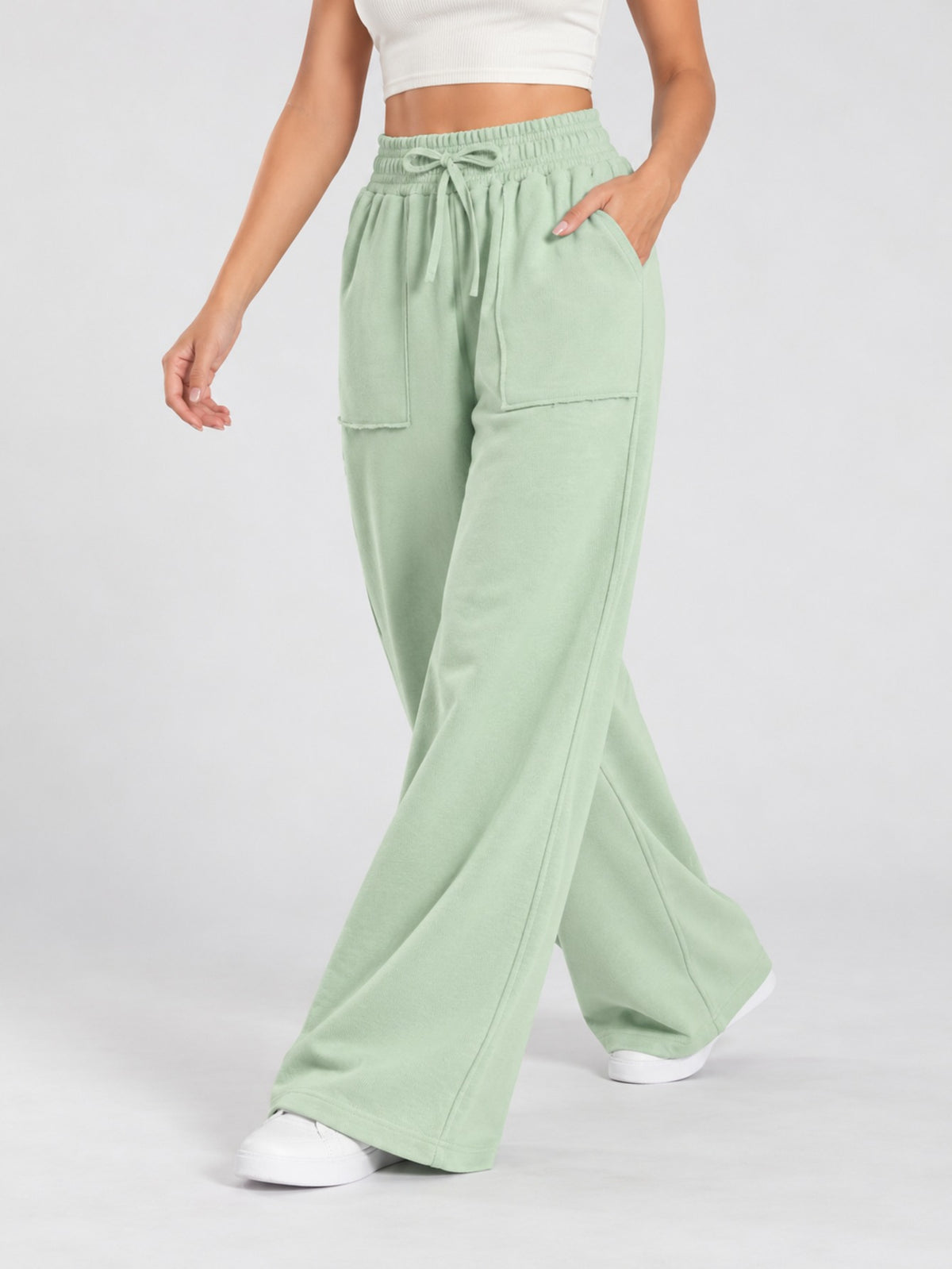 Calça Pantalona Moletinho