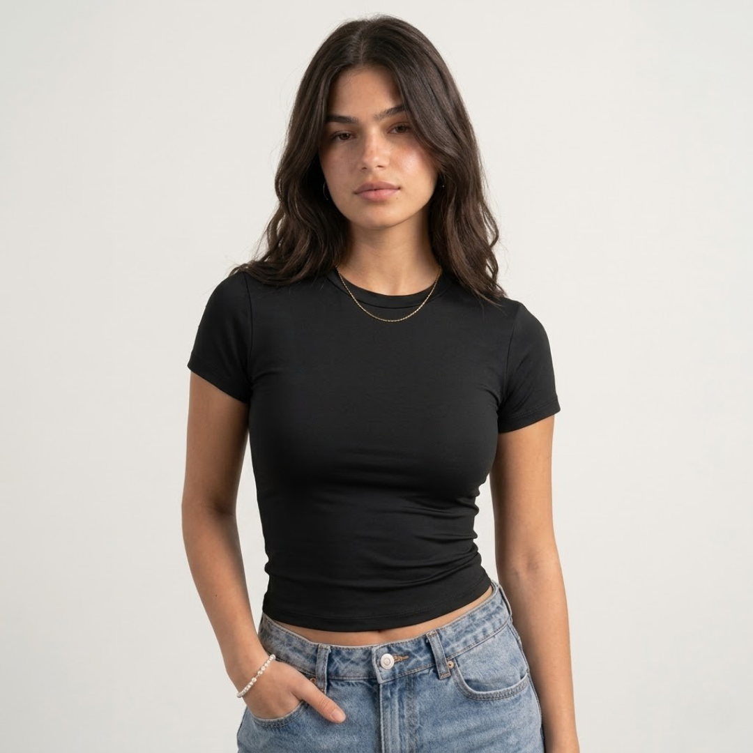 Blusa Baby Tee Feminina