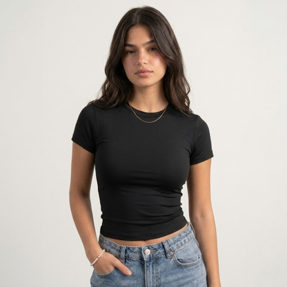 Blusa Baby Tee Feminina