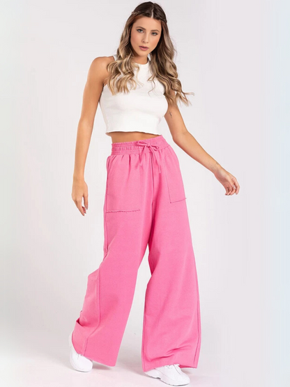 Calça Pantalona Moletinho