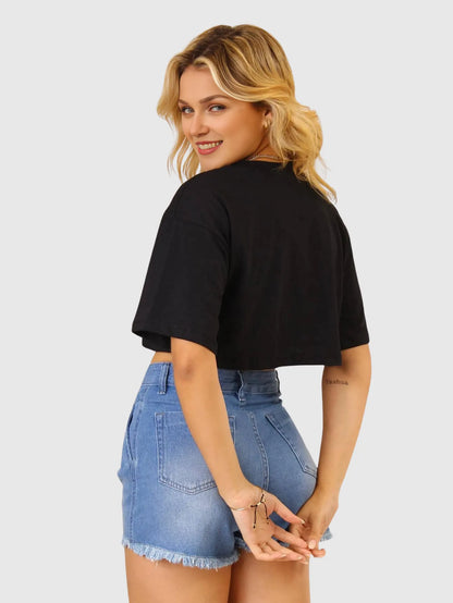 Cropped Oversized