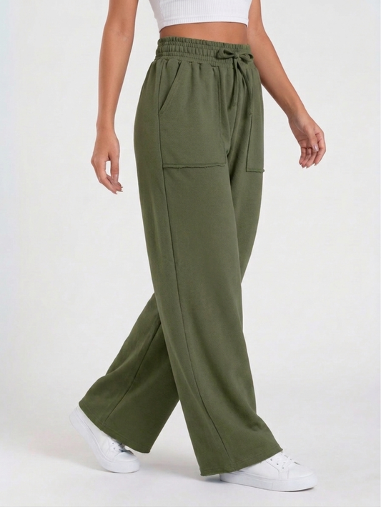 Calça Pantalona Moletinho