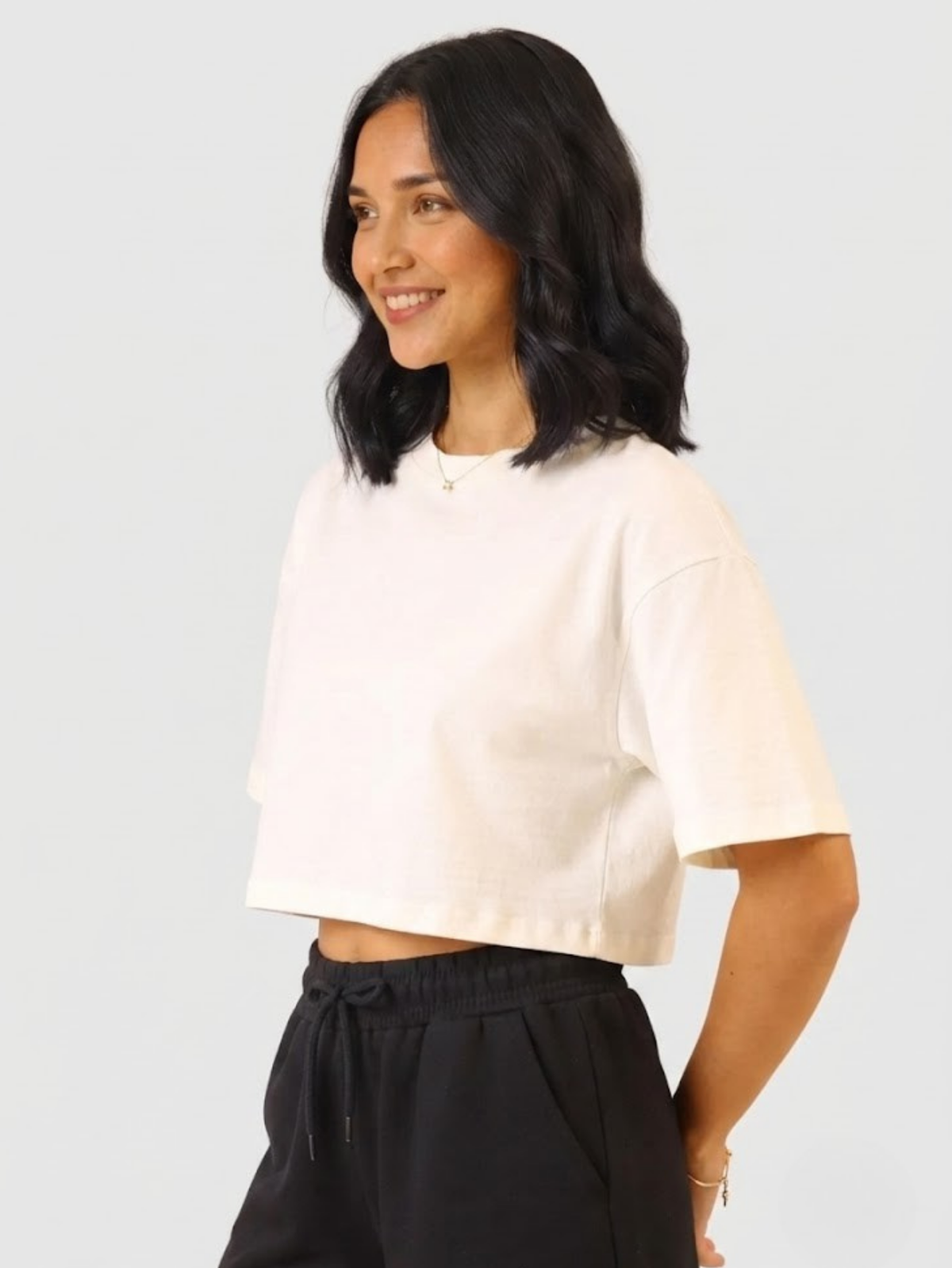 Cropped Oversized