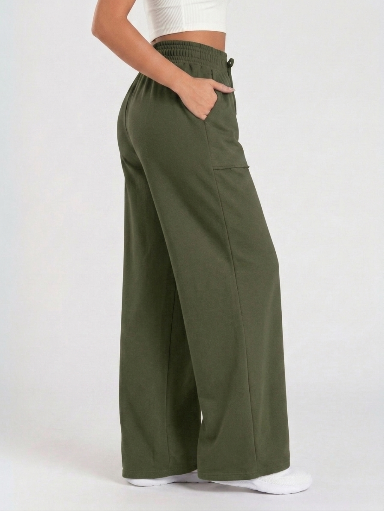 Calça Pantalona Moletinho