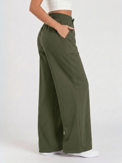 Calça Pantalona Moletinho