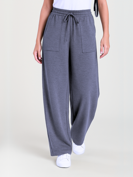 Calça Pantalona Moletinho