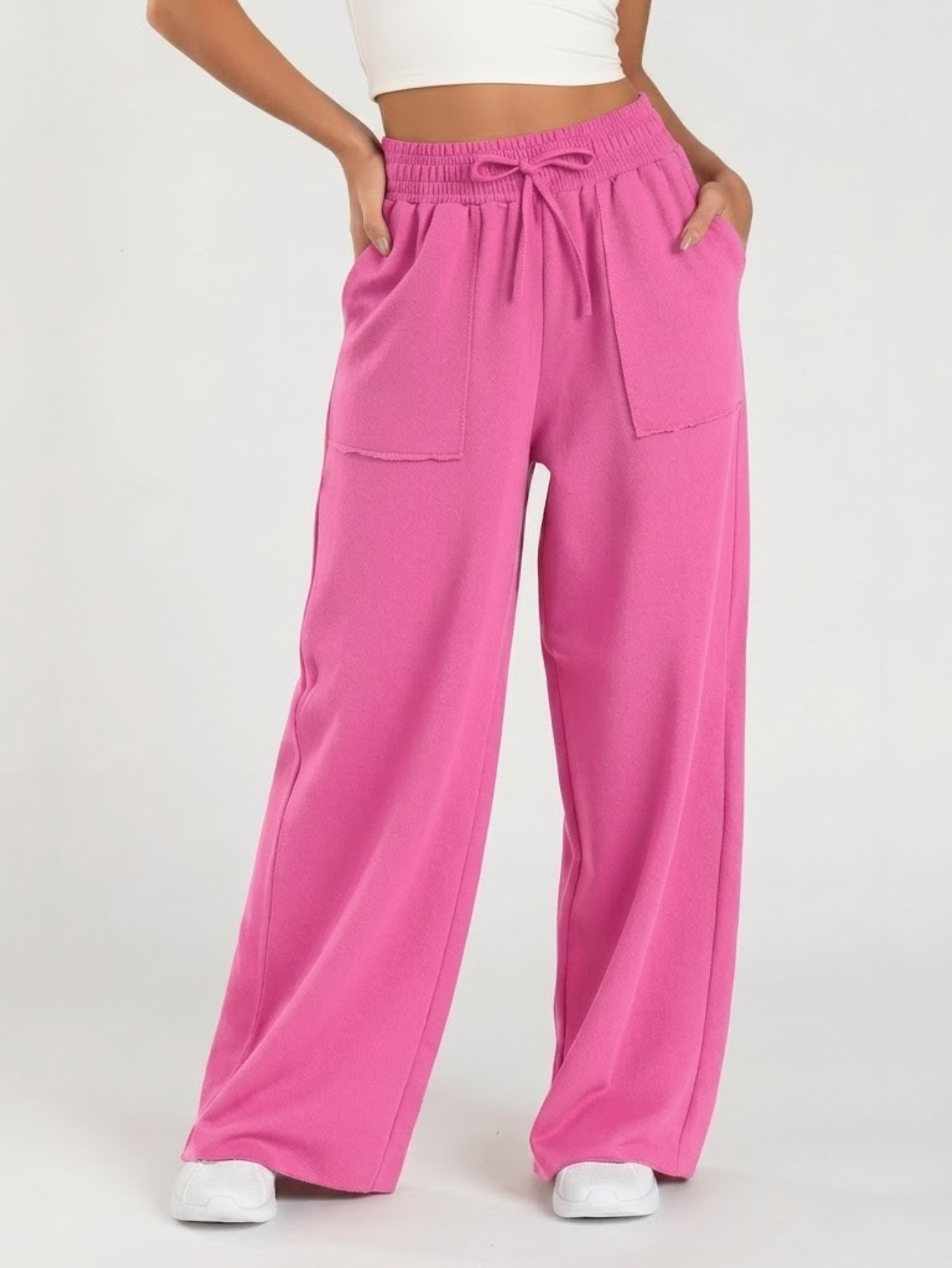 Calça Pantalona Moletinho