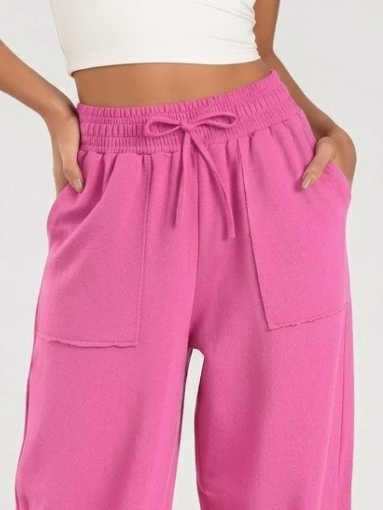 Calça Pantalona Moletinho