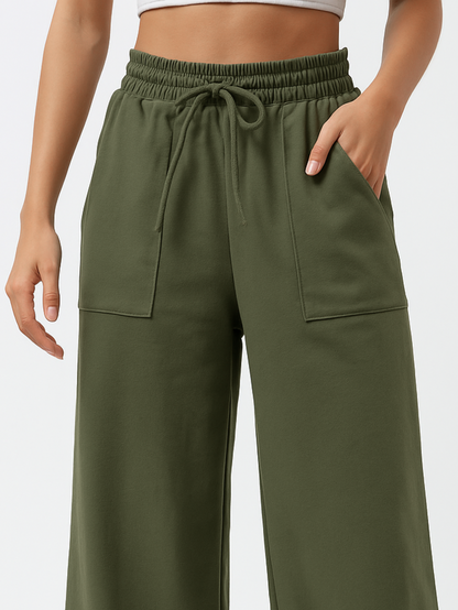 Calça Pantalona Moletinho