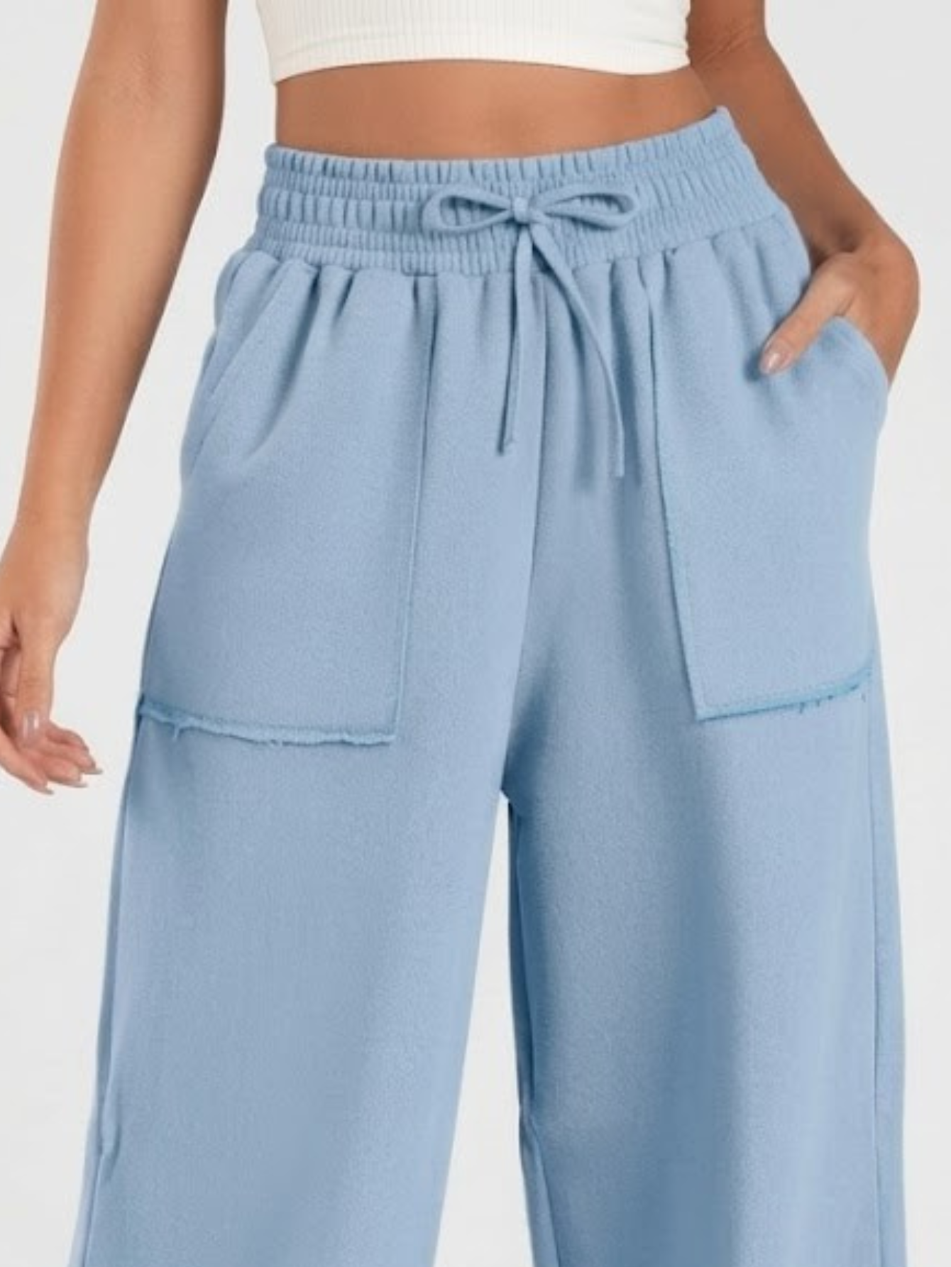 Calça Pantalona Moletinho