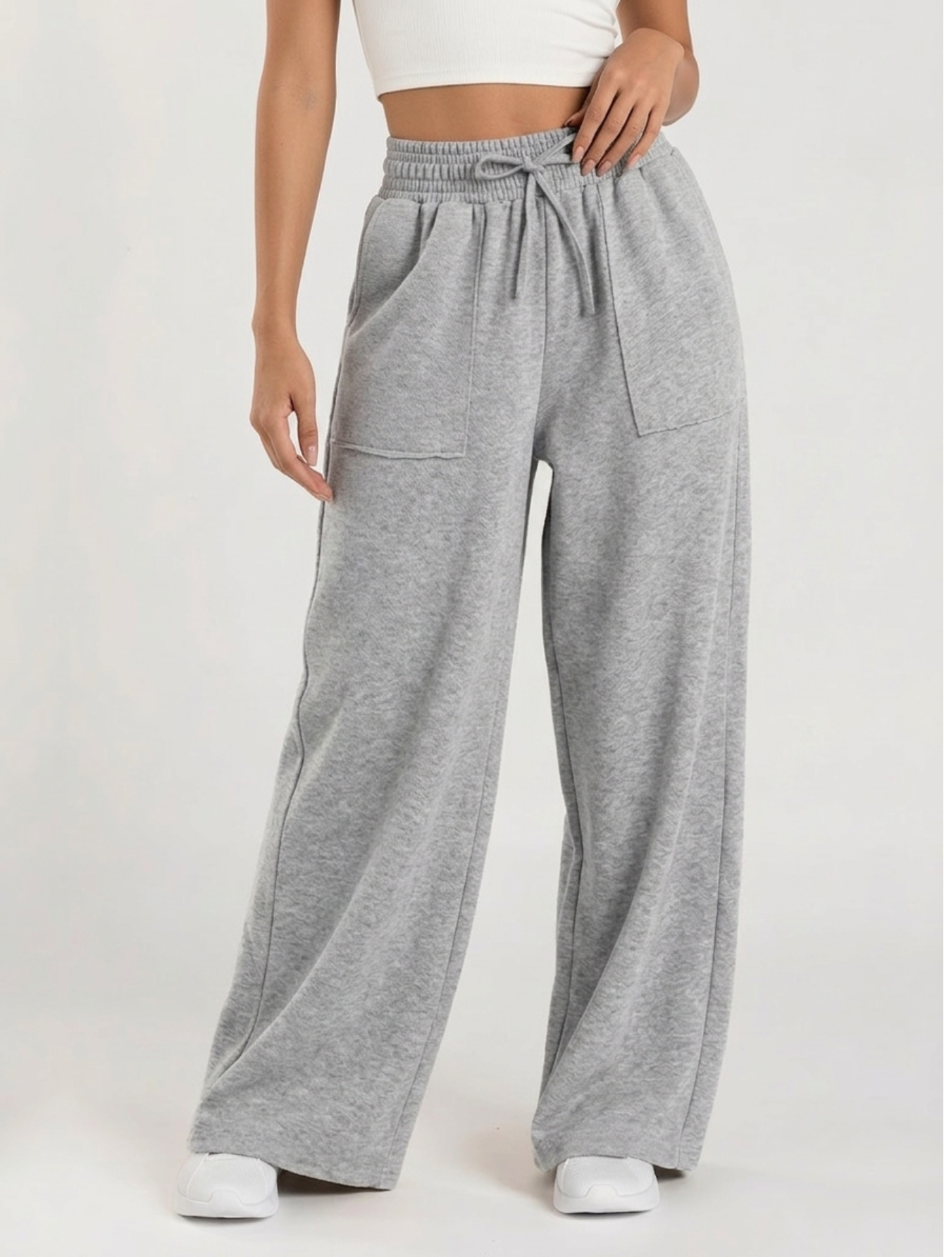 Calça Pantalona Moletinho
