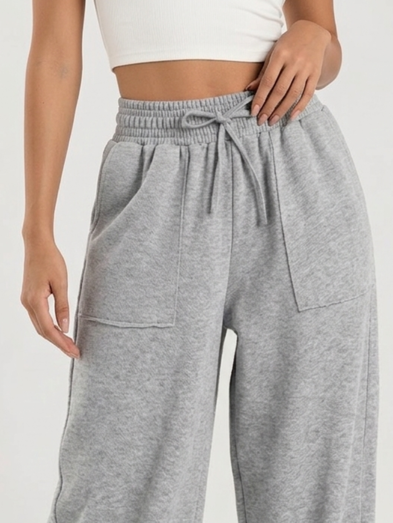 Calça Pantalona Moletinho