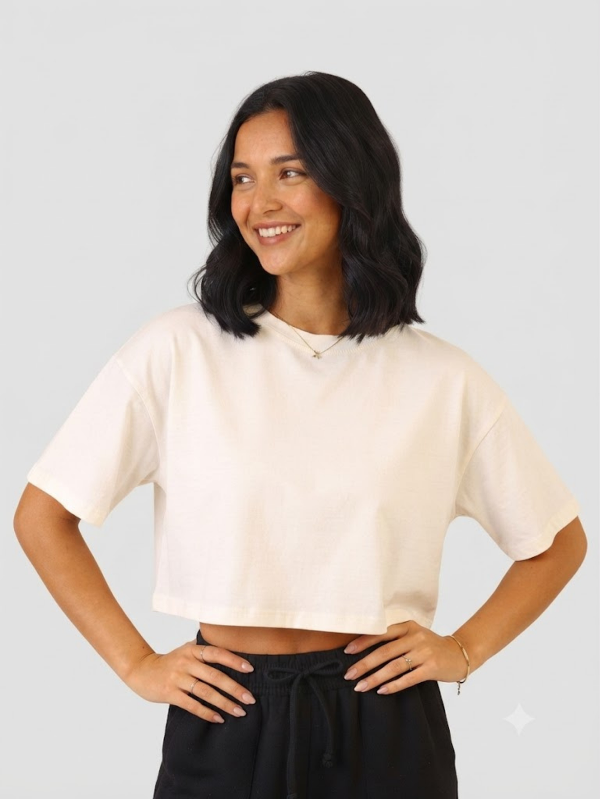 Cropped Oversized