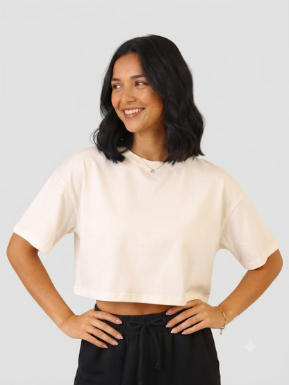 Cropped Oversized