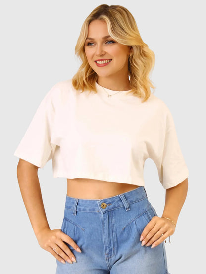 Cropped Oversized