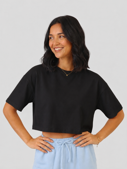 Cropped Oversized