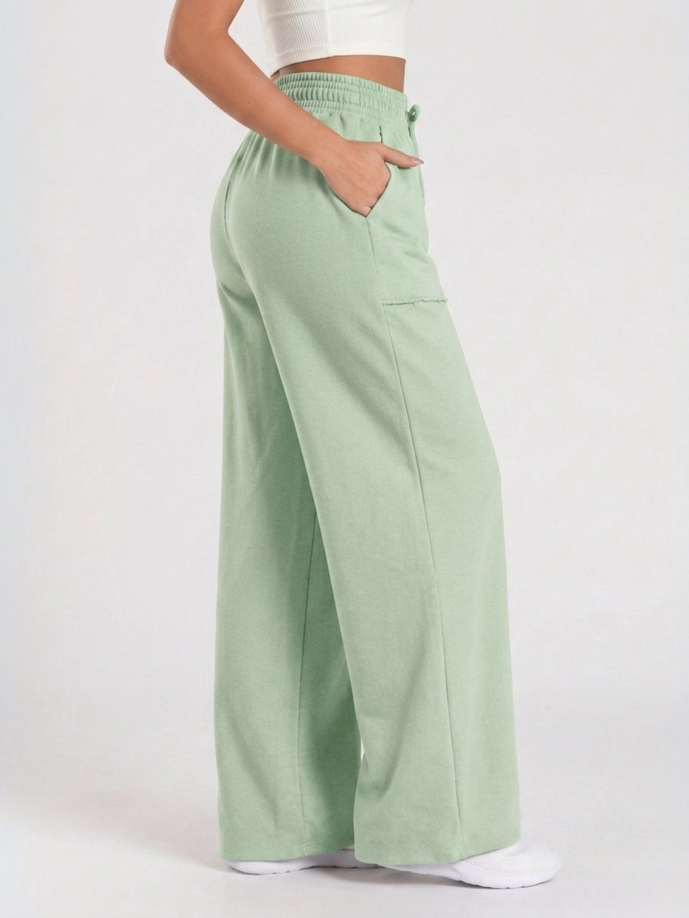 Calça Pantalona Moletinho