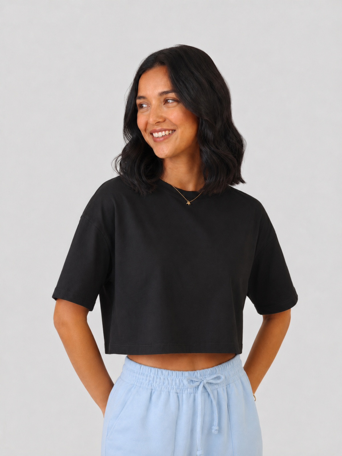 Cropped Oversized