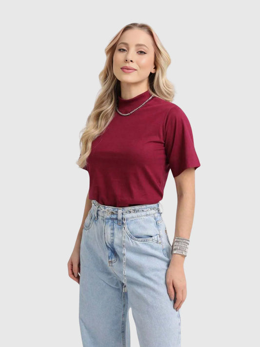 Camiseta Gola Alta