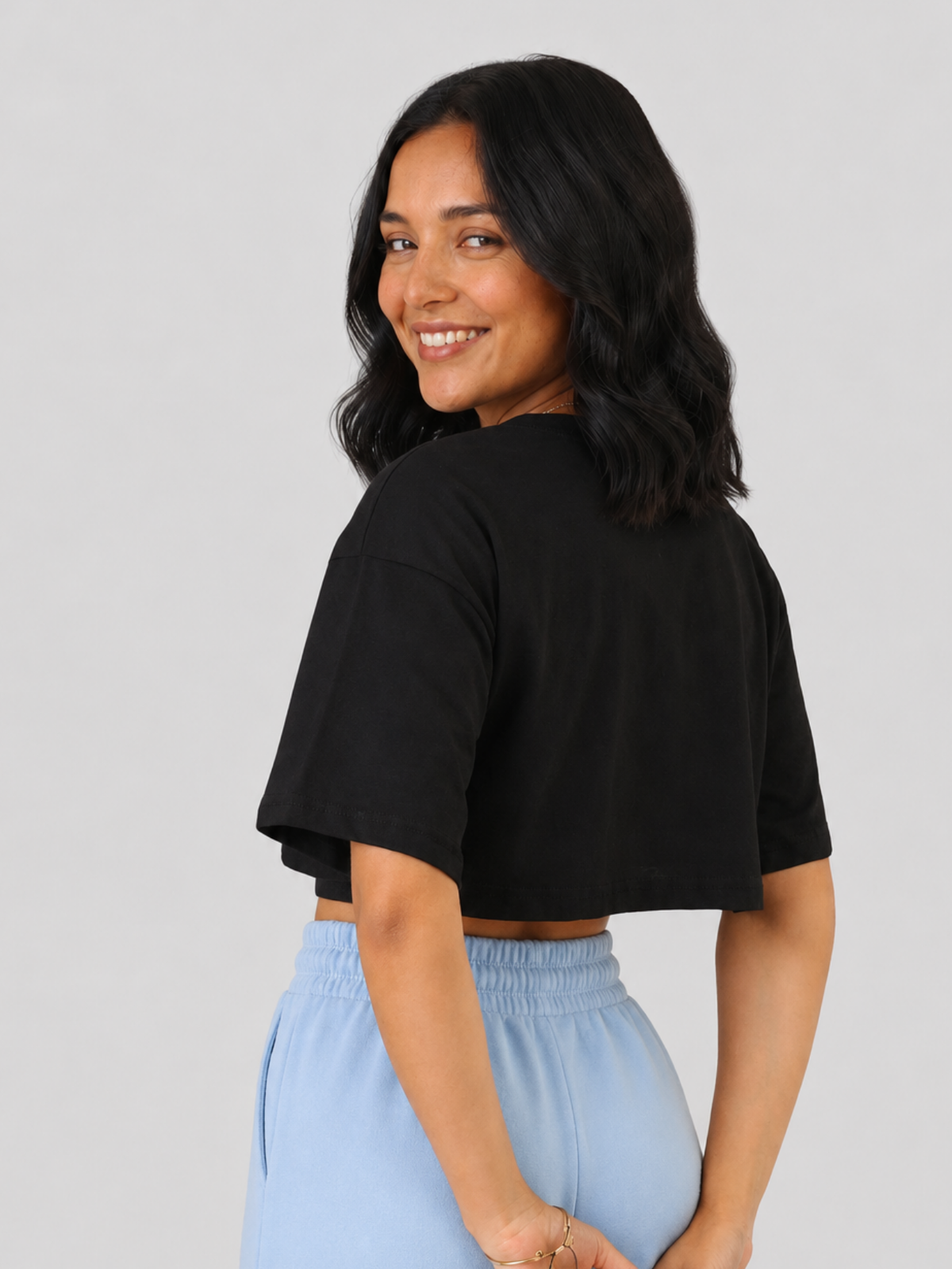 Cropped Oversized