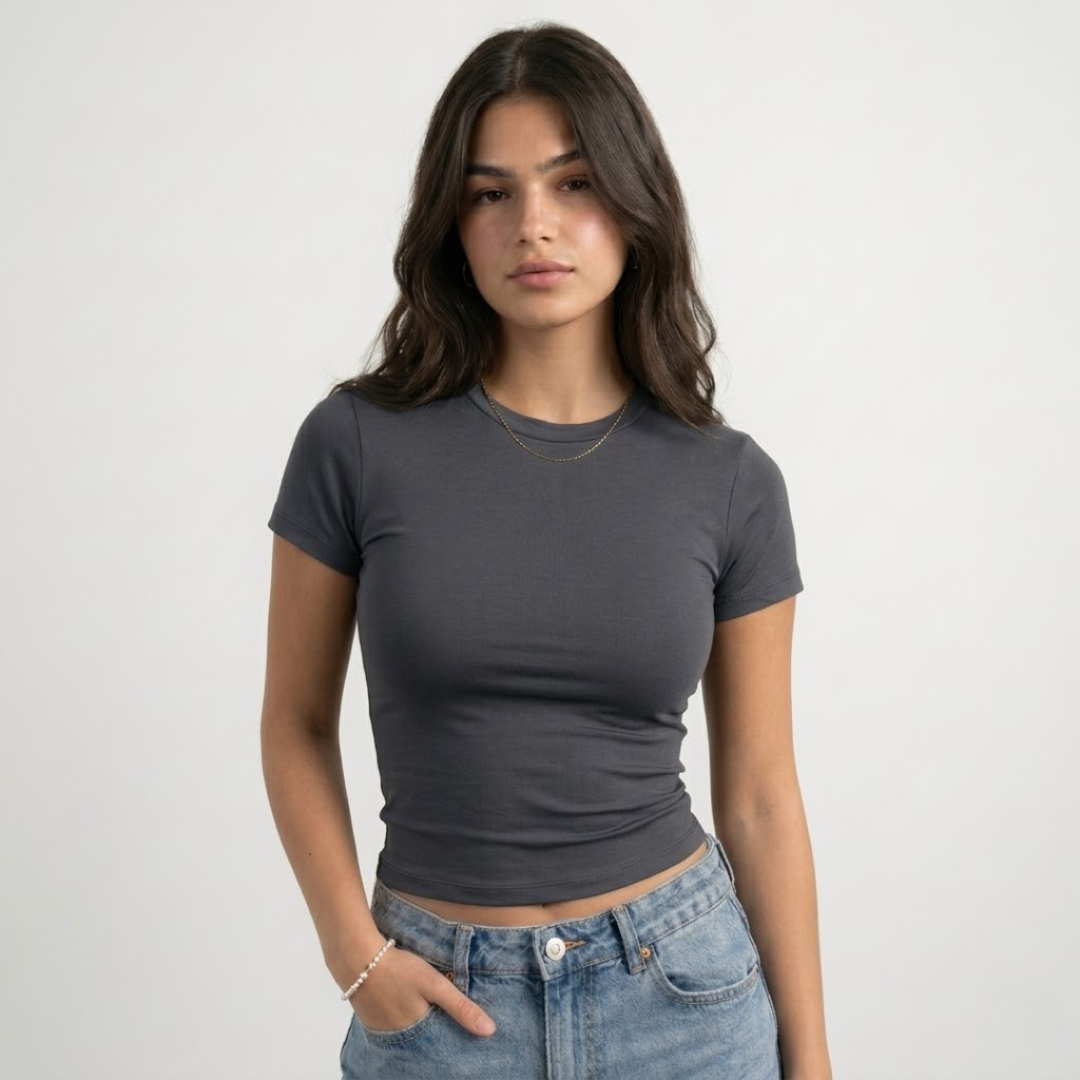 Blusa Baby Tee Feminina