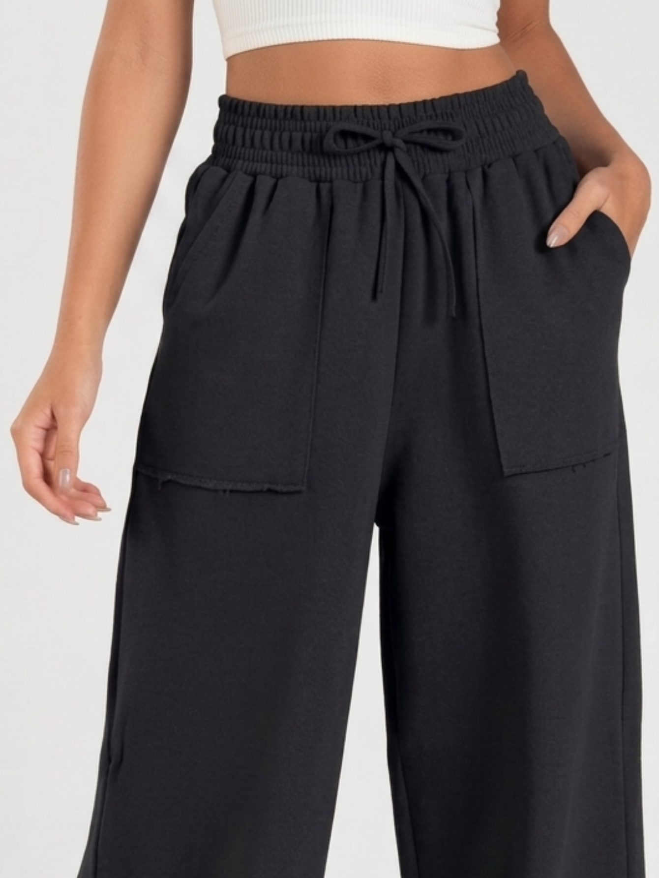 Calça Pantalona Moletinho
