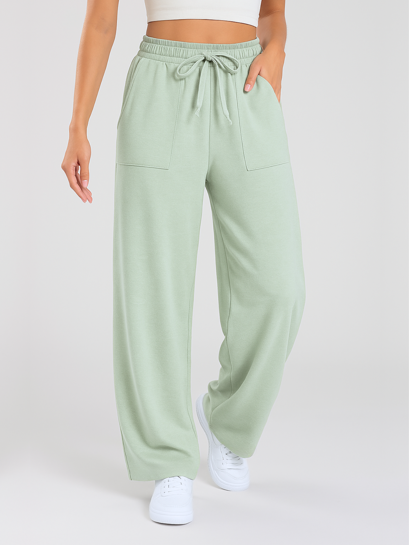 Calça Pantalona Moletinho