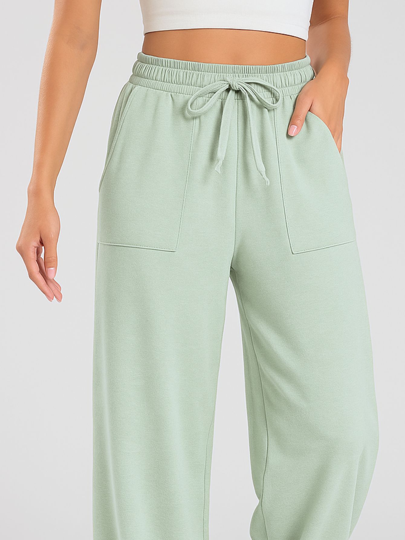 Calça Pantalona Moletinho