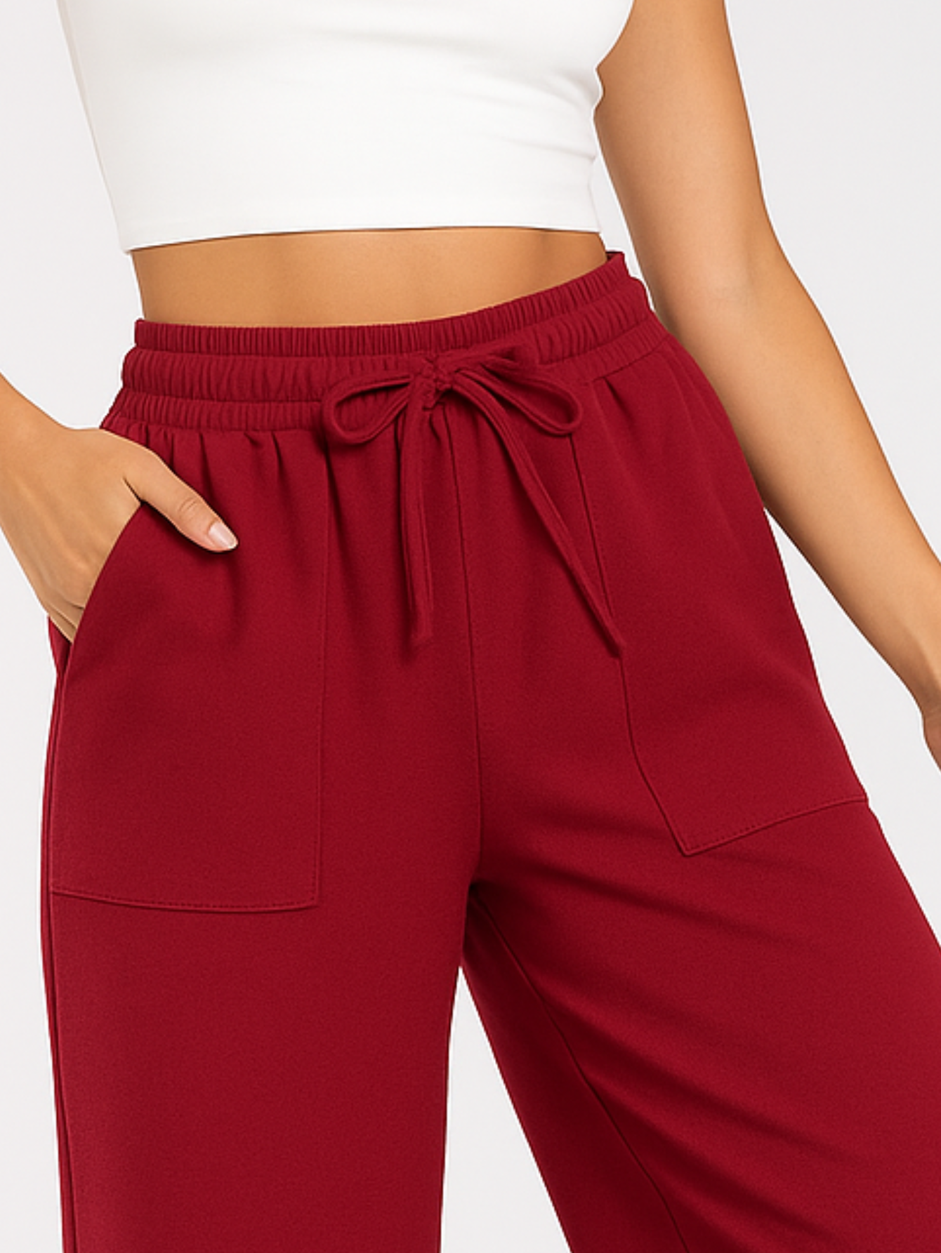 Calça Pantalona Moletinho