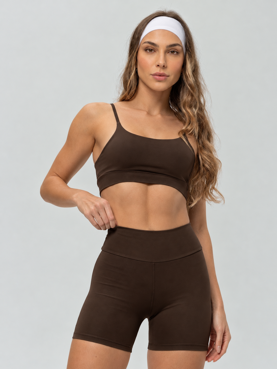 Top Fitness Alça Poliamida