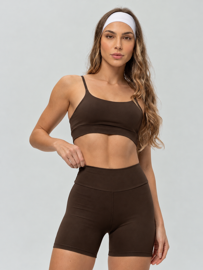 Top Fitness Alça Poliamida