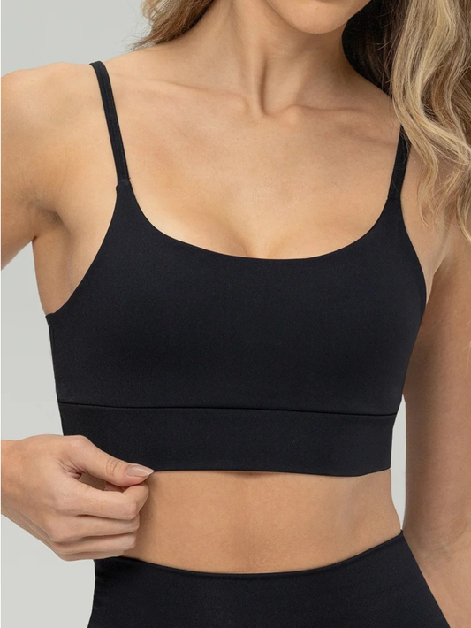 Top Fitness Alça Poliamida