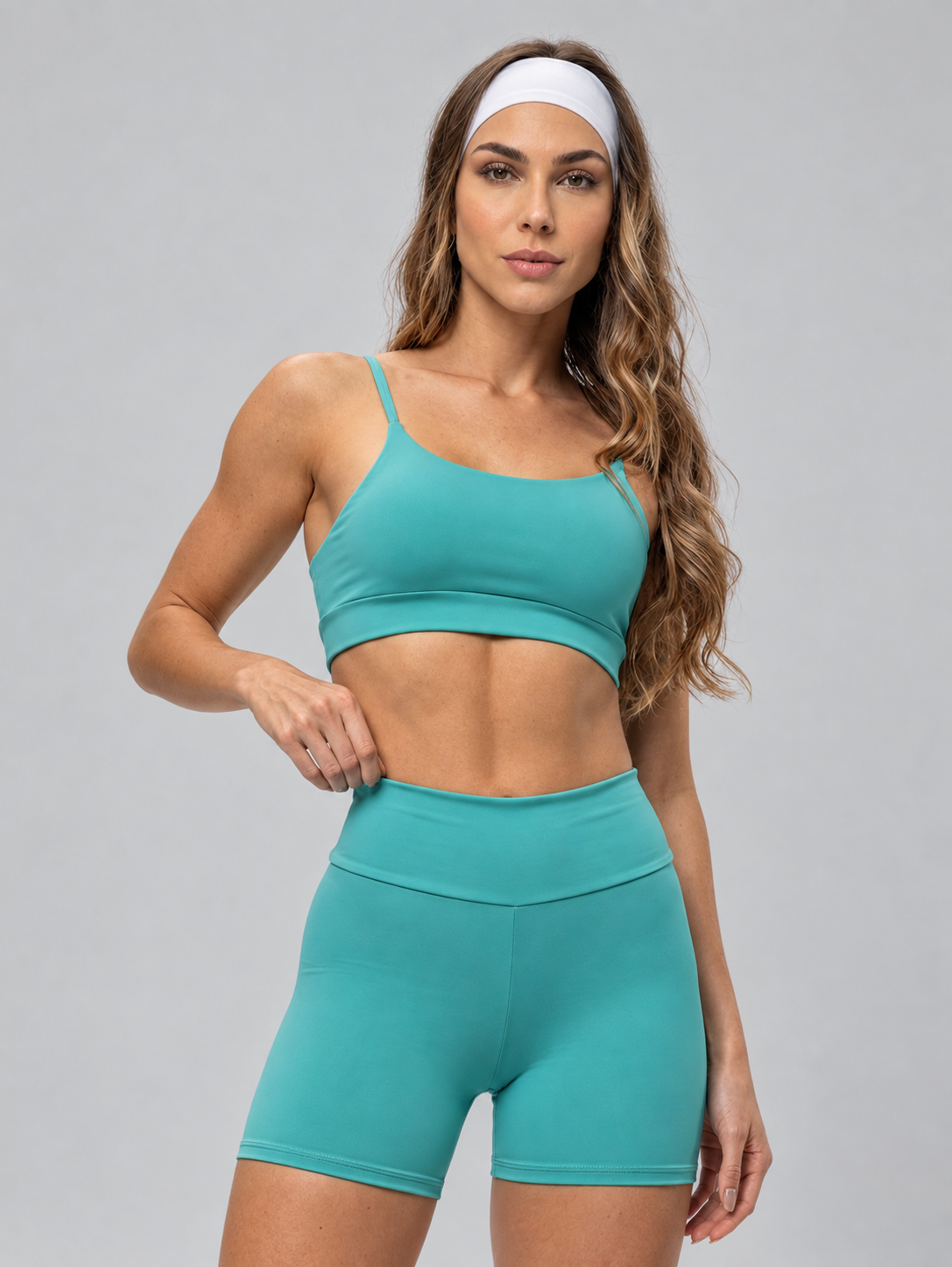 Top Fitness Alça Poliamida