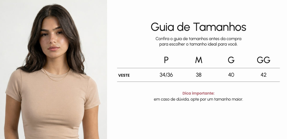 Tabela de medidas