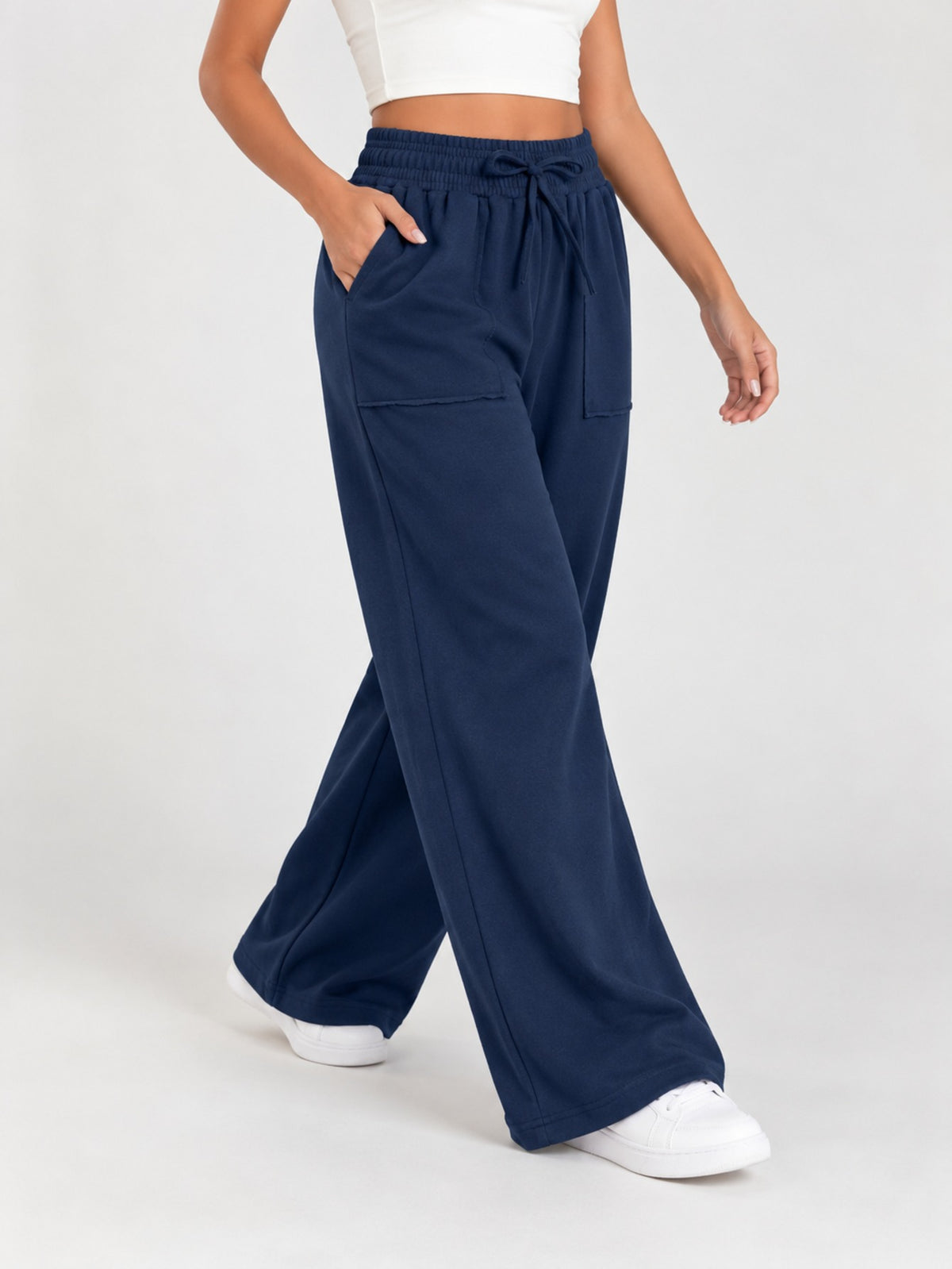 Calça Pantalona Moletinho