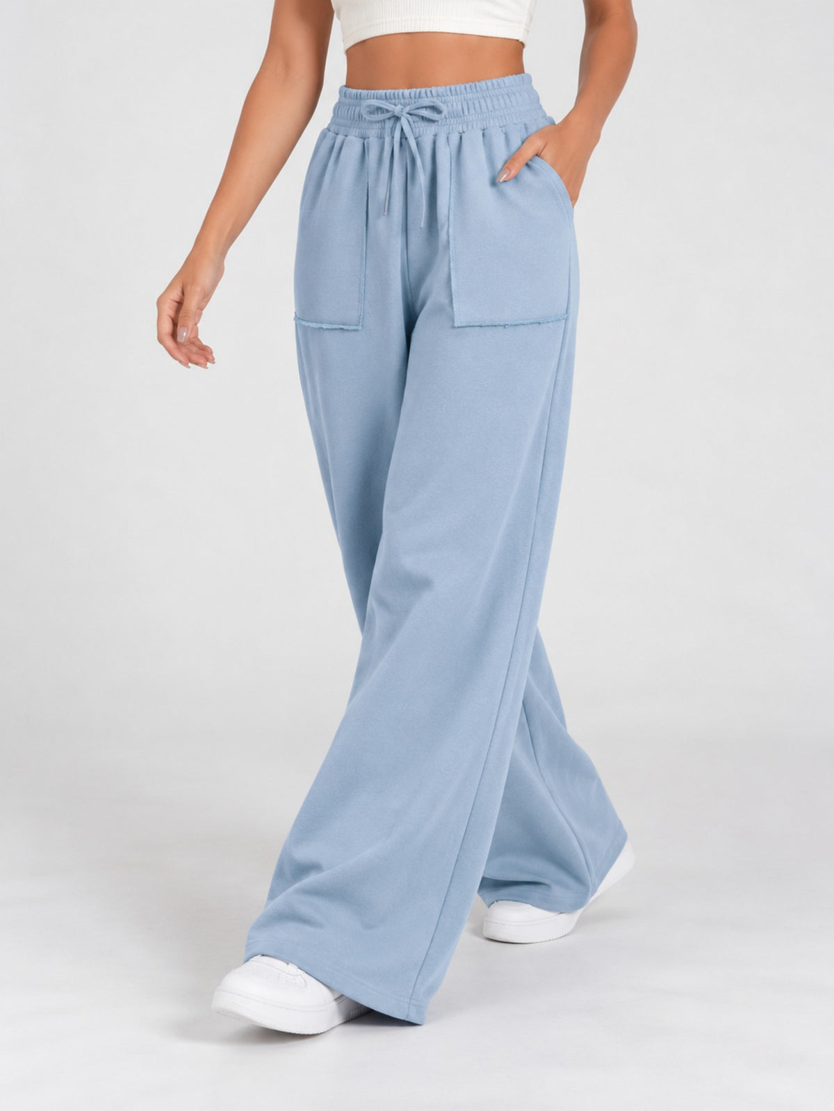 Calça Pantalona Moletinho