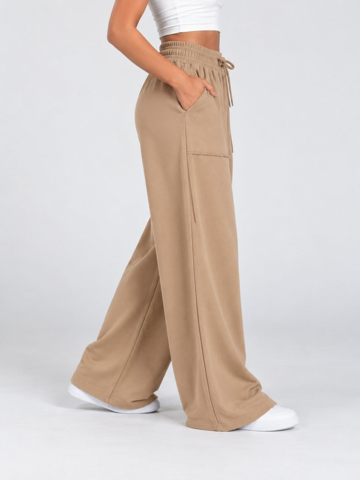 Calça Pantalona Moletinho
