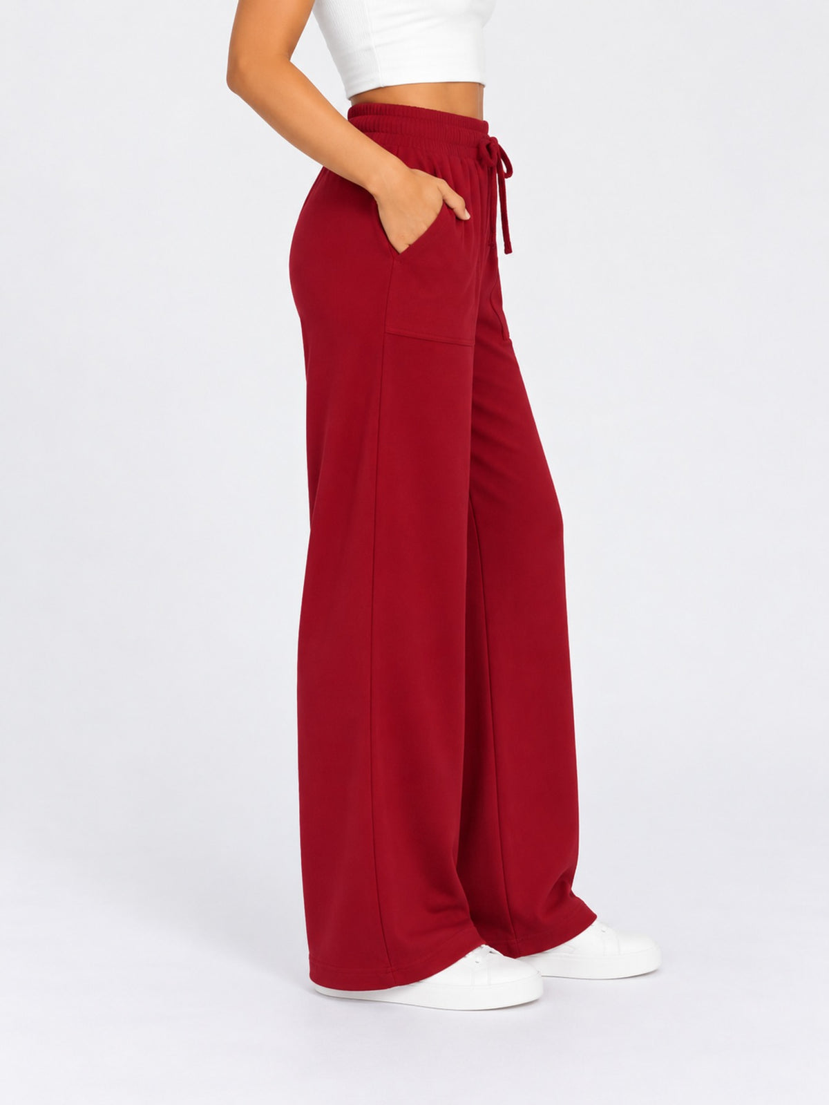 Calça Pantalona Moletinho